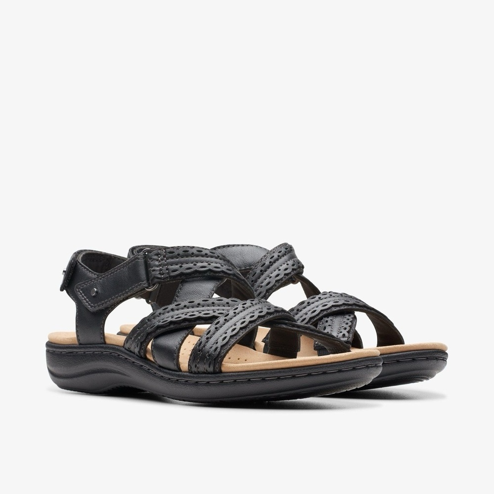 Clarks Women's Laurieann Rena Black Combi - Picture 5 of 7